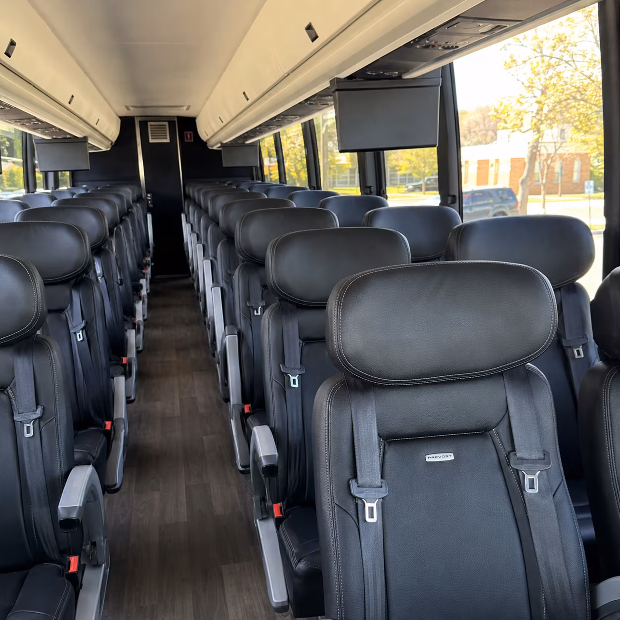 brooklyn charter bus rental inside