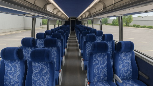 56 passenger charter bus interior bayonne
