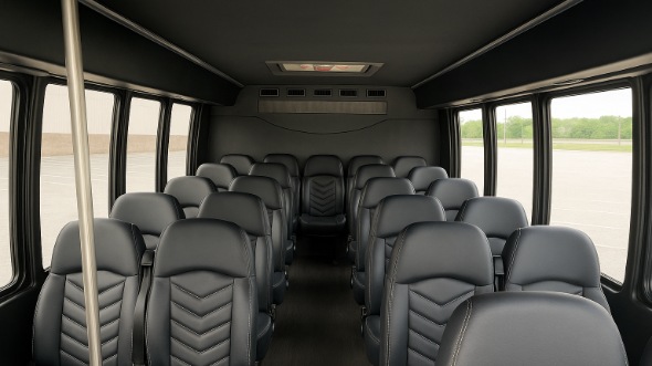 bayonne 15 passenger minibus inside
