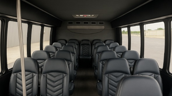 bayonne 30 passenger minibus inside