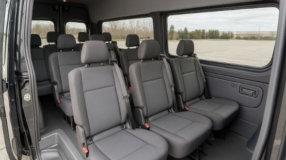 bayonne sprinter van with driver interior