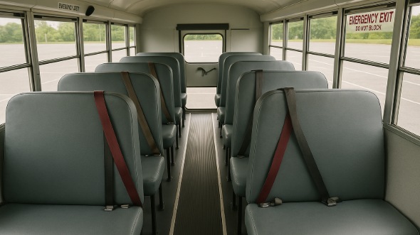 school bus rental interior bayonne